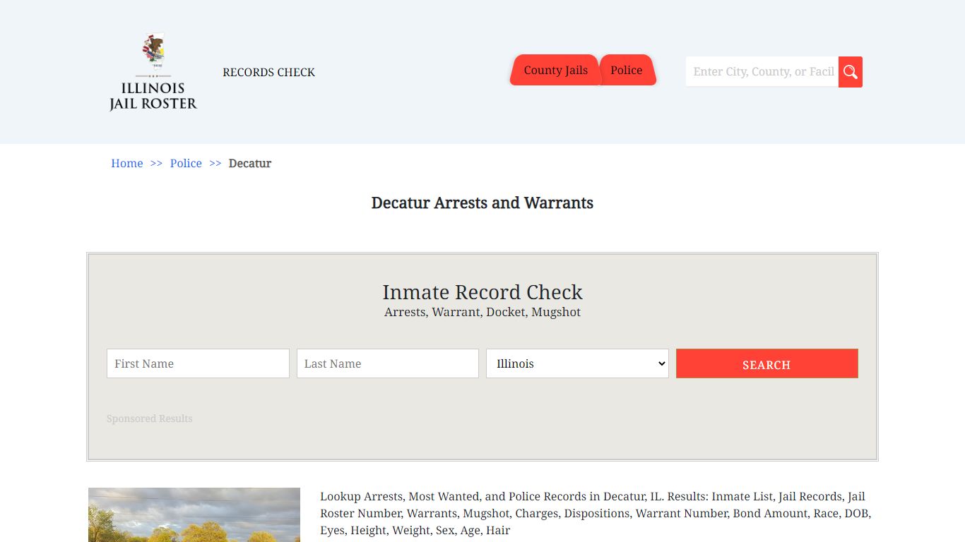 Decatur Arrests and Warrants | Jail Roster Search